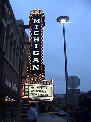 Michigan Theatre - New Vertical Sign